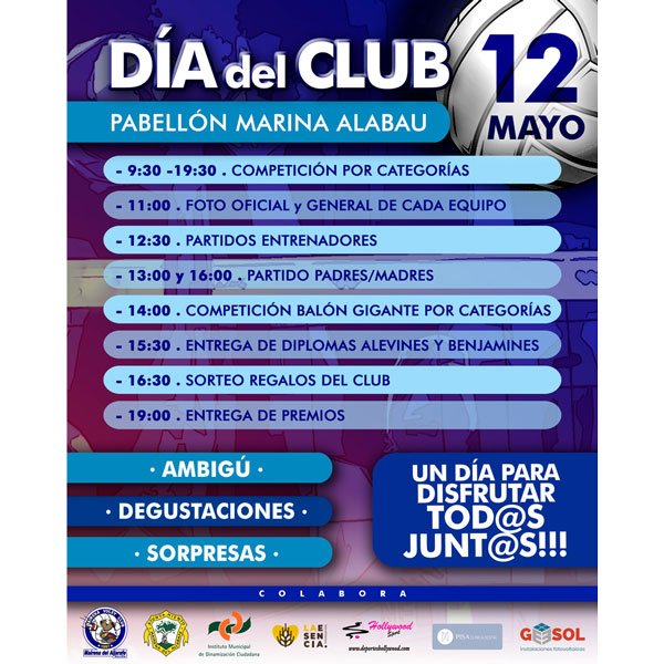 CARTEL JORNADA DIA DEL CLUB