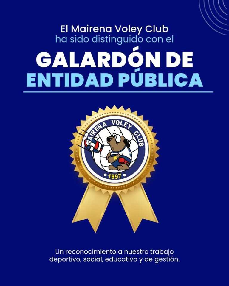 mairena voley club galardon de entidad publica